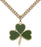 Gold-Filled Shamrock Necklace Set