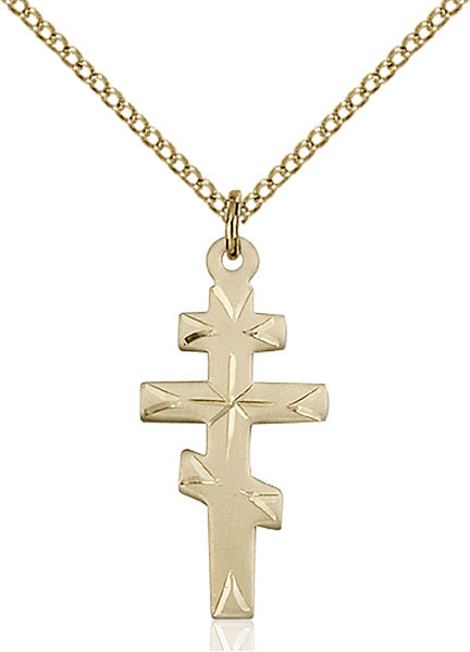 Gold-Filled Greek Orthadox Cross Necklace Set
