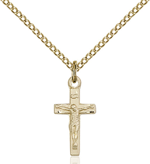 Gold-Filled Crucifix Necklace Set