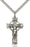 Sterling Silver Celtic Crucifix Necklace Set