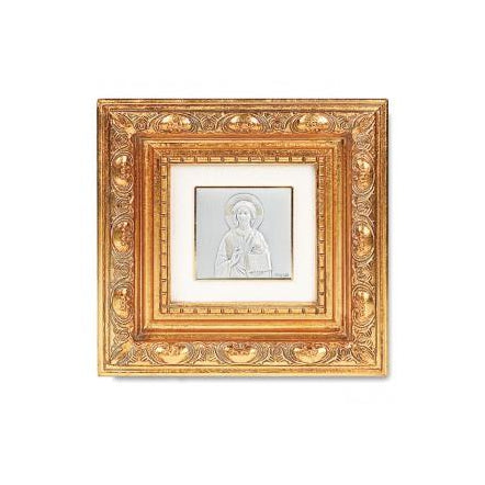 Gold Leaf Resin Framed Italian Art with Christ the Teacher Image