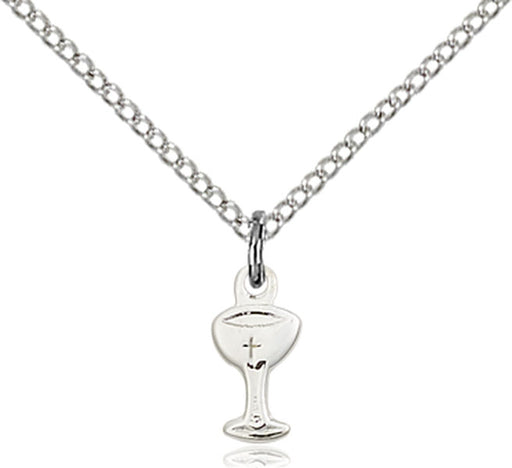 Sterling Silver Chalice Necklace Set