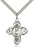 Sterling Silver 5-Way Saint Christopher/Sports Pendant