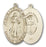 14K Gold Divine Mercy Pendant - Engravable
