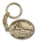 Antique Gold God Bless This Boat Keychain