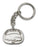Antique Silver God Bless This Rv Keychain