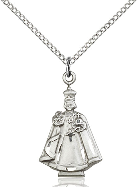 Sterling Silver Infant Figure Necklace Set