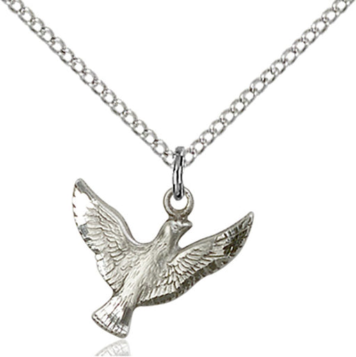 Sterling Silver Holy Spirit Necklace Set