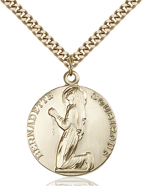 Gold-Filled Saint Bernadette Necklace Set