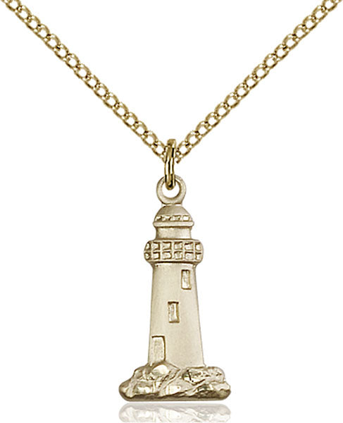 Gold-Filled Lighthouse Necklace Set