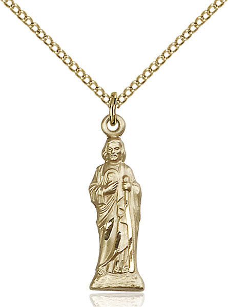 Gold-Filled Saint Jude Necklace Set
