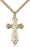 Gold-Filled Mosaic Cross Necklace Set