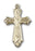 14K Gold Mosaic Cross Pendant