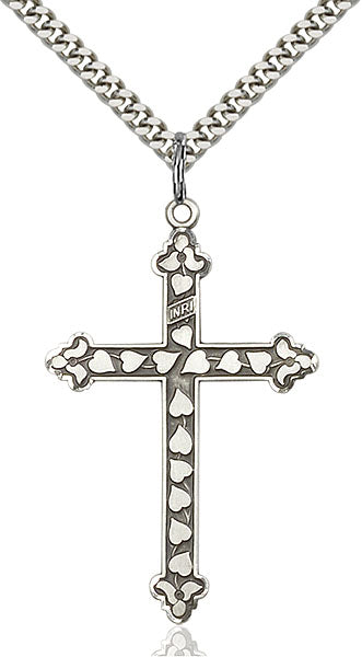 Sterling Silver Cross Necklace Set