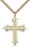 Gold-Filled Jesus Christus Cross Necklace Set