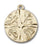 14K Gold Christian Life Pendant - Engravable