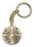 Antique Gold Christian Life Keychain