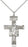 Sterling Silver San Damiano Crucifix Necklace Set