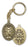 Antique Gold Miraculous Keychain