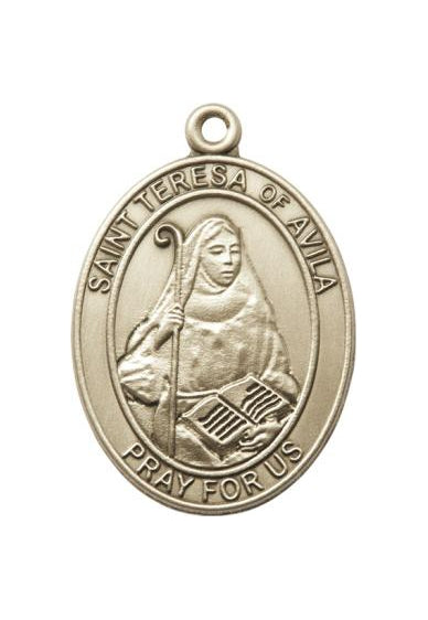 Gold Oxide Saint Teresa of Avila Keychain