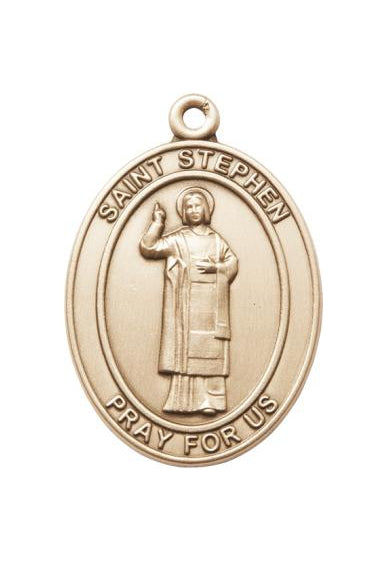Gold Oxide Saint Stephen the Martyr Keychain