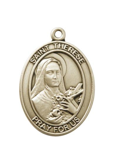Gold Oxide Saint Therese of Lisieux Keychain
