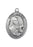 Silver Oxide Saint Therese of Lisieux Keychain