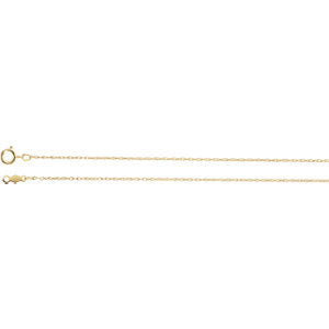 24-inch Rope Chain with Spring Ring - 10K Yellow