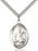 Sterling Silver Saint Andrew the Apostle Necklace Set