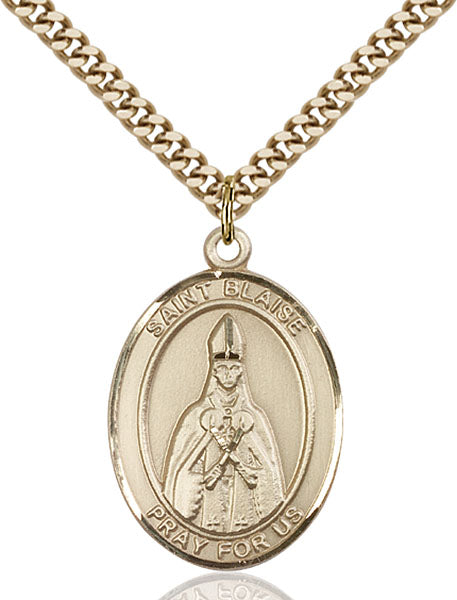 Gold-Filled Saint Blaise Necklace Set