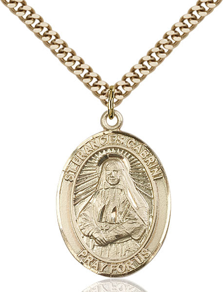 Gold-Filled Saint Frances Cabrini Necklace Set