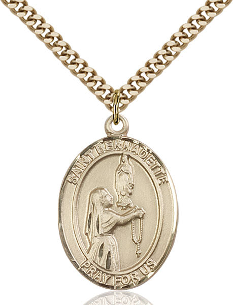 Gold-Filled Saint Bernadette Necklace Set