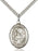 Sterling Silver Saint Clare of Assisi Necklace Set