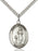 Sterling Silver Saint Genesius of Rome Necklace Set