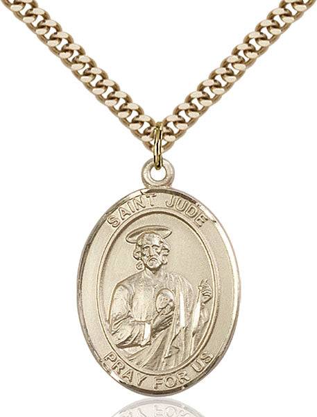 Gold-Filled Saint Jude Thaddeus Necklace Set
