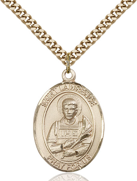 Gold-Filled Saint Lawrence Necklace Set