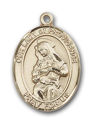 14K Gold OUR LADY of Providence Pendant