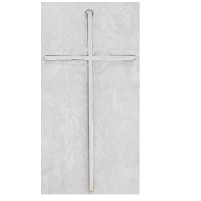 10 Plain Silver Cross