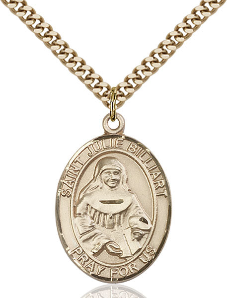 Gold-Filled Saint Julie Billiart Necklace Set