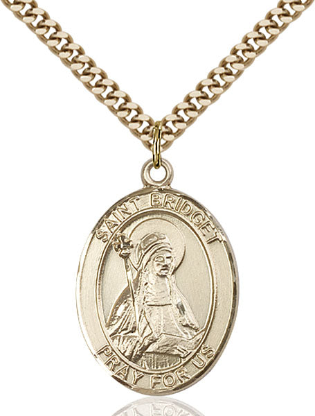 Gold-Filled Saint Bridget of Sweden Necklace Set