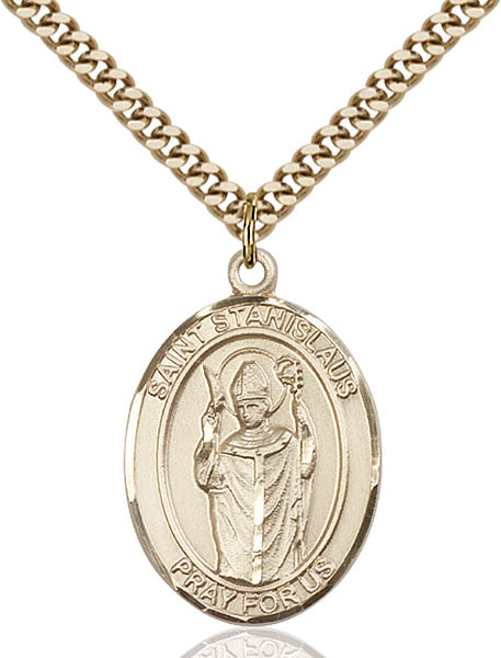 Gold-Filled Saint Stanislaus Necklace Set