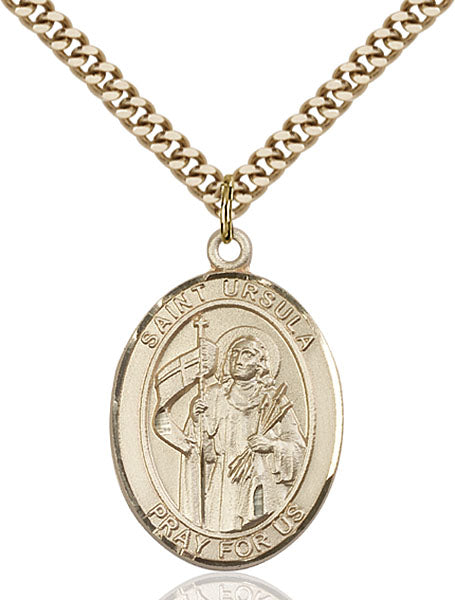 Gold-Filled Saint Ursula Necklace Set