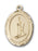 14K Gold Saint Christopher Pendant