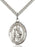 Sterling Silver Saint Augustine of Hippo Necklace Set