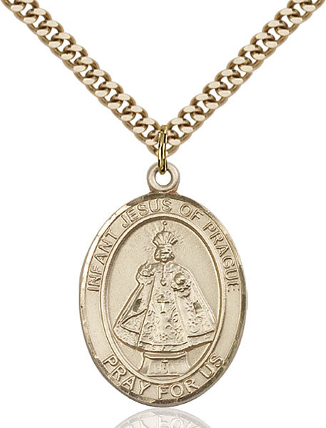 Gold-Filled Infant of Prague Necklace Set