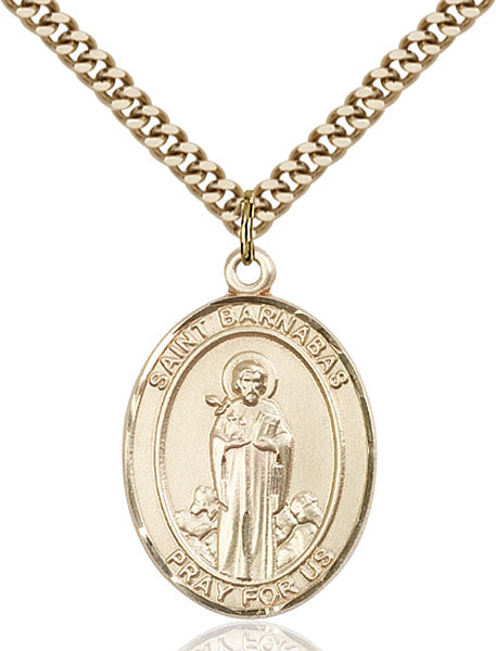 Gold-Filled Saint Barnabas Necklace Set