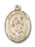 14K Gold Saint Gertrude of Nivelles Pendant