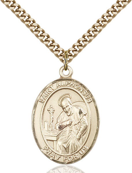 Gold-Filled Saint Alphonsus Necklace Set