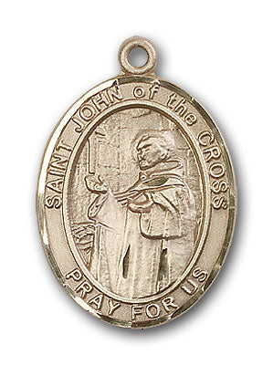 14K Gold Saint John of the Cross Pendant