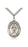 Pewter Our Lady of All Nations Pendant